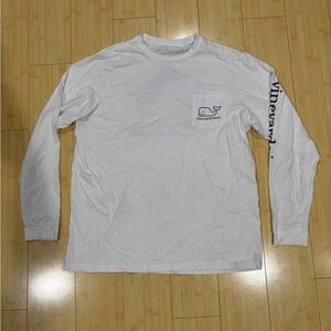 Vineyard Vines White Long Sleeve Tee